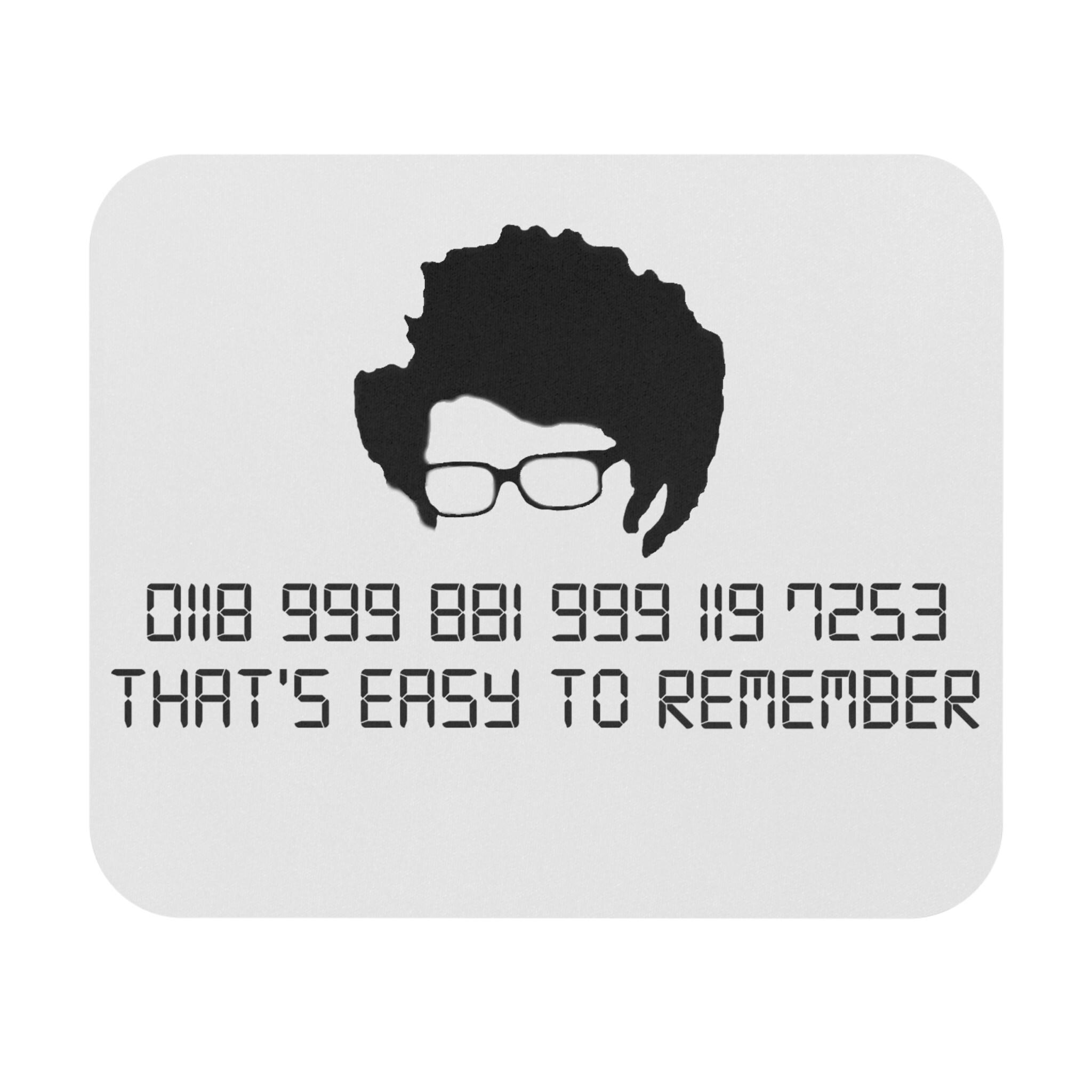 Mouse Pad Rectangle - IT Crowd Maurice Moss Quirky Design, Desk Decor, Office Gift, Computer Accessories, Funny TV Show Merchandise