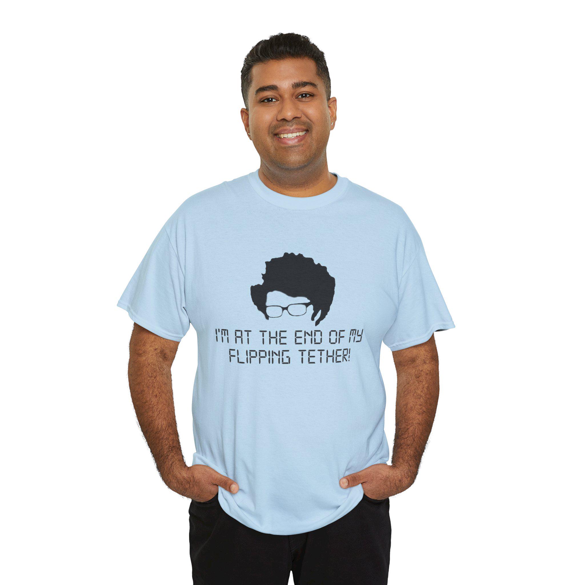 Unisex Heavy Cotton Tee Unisex - IT Crowd Maurice Moss Quirky Design, Funny TV Show Merchandise - View 8