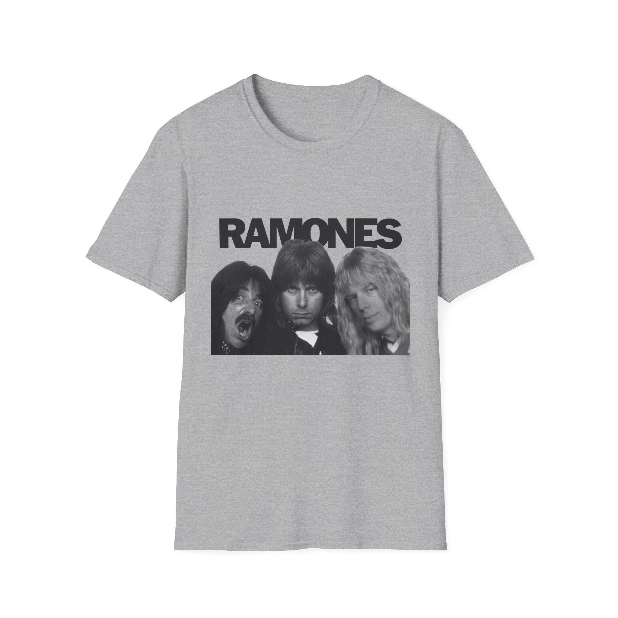 Spinal Ramones - Unisex Softstyle T-Shirt