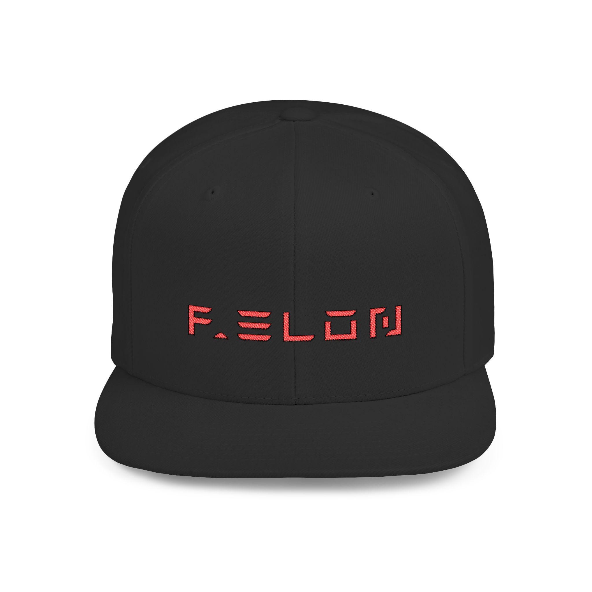 Snapback Cap, Satirical &#39;F&#39; Elon Resistance Design, Hat for Anti-Elon Musk Activists, Protest Headwear, Political Statement Cap, Tesla Font - View 2