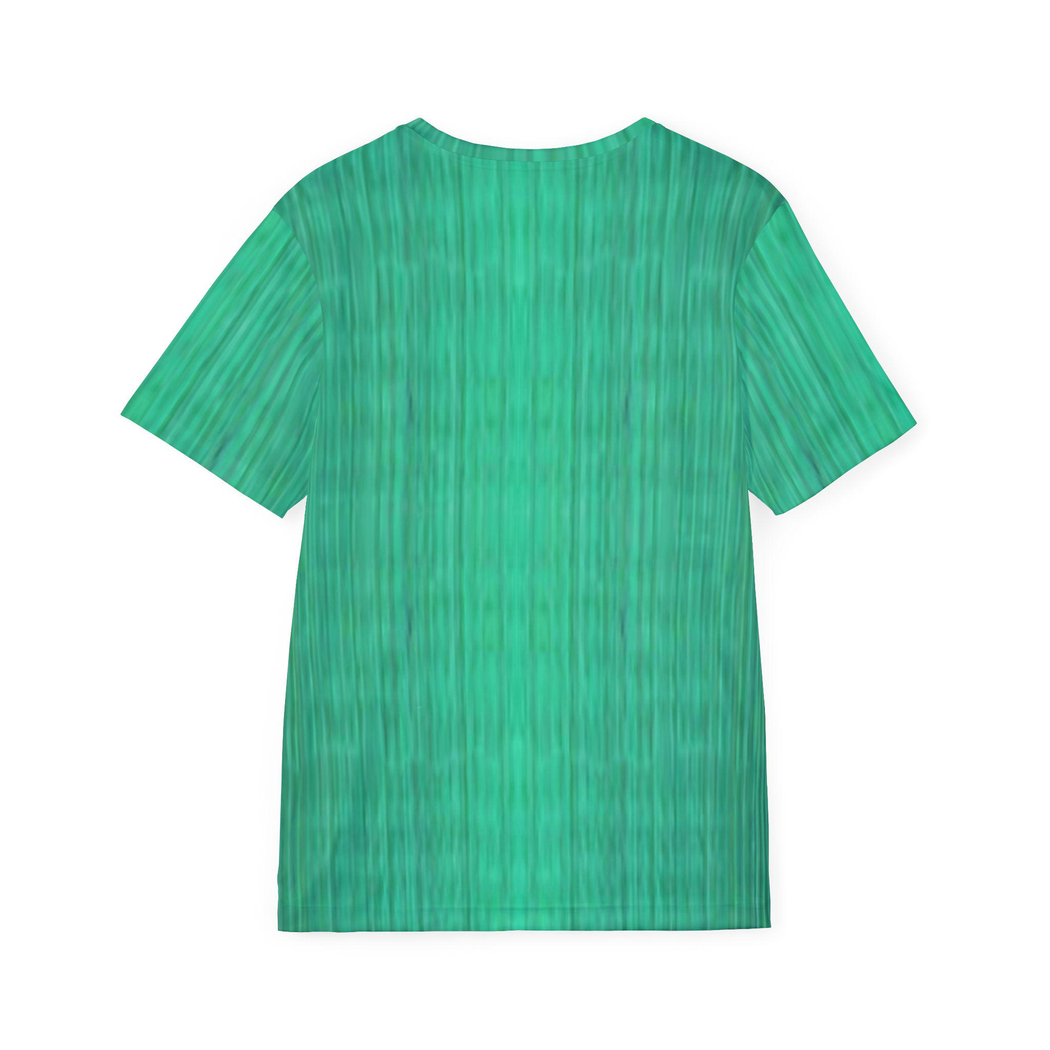 Green Third Eye Person Men&#39;s Sports Jersey, Tool-Inspired Psychedelic Art Clothing, Alex Grey Tee, Trippy Concert Shirt, Music Festival Gear - View 3